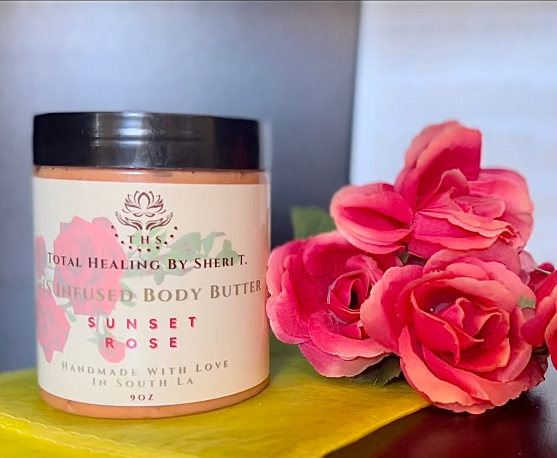 Sunset Rose Body Butter- THS Infused
